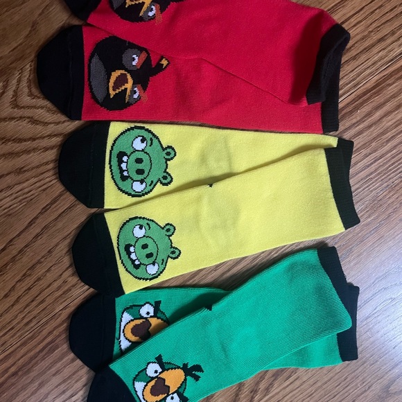 ANGRY BIRD socks - 3 pairs! - Picture 2 of 5